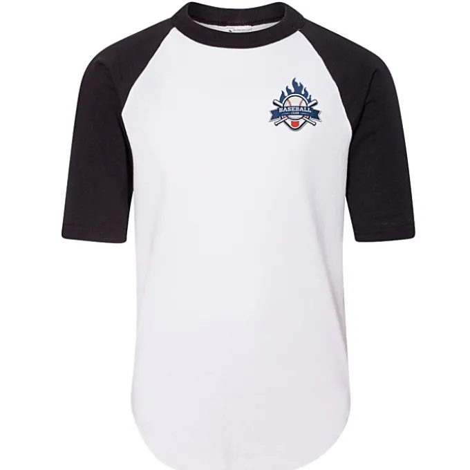 Augusta 3/4 Sleeve Baseball Jersey - Youth - Embroidered