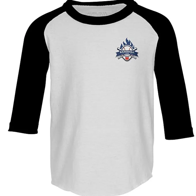 Augusta 3/4 Sleeve Baseball Jersey - Toddler - Embroidered