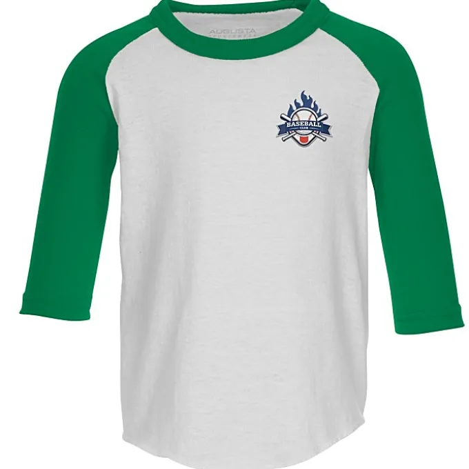 Augusta 3/4 Sleeve Baseball Jersey - Toddler - Embroidered