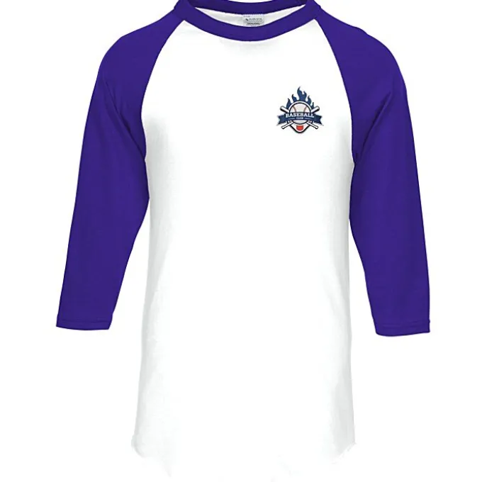 Augusta 3/4 Sleeve Baseball Jersey - Embroidered