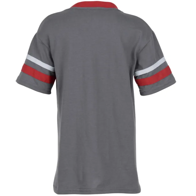 Augusta Striped Sleeve T-Shirt - Youth