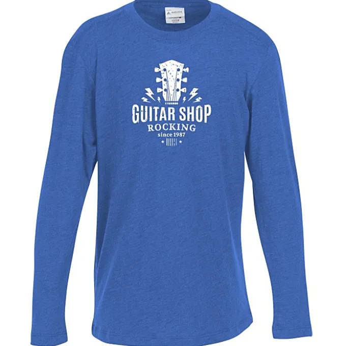 Augusta Tri-Blend LS T-Shirt - Youth