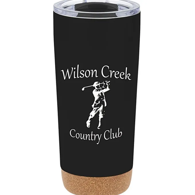 Austin Vacuum Tumbler with Cork Bottom - 20 oz. - 24 hr
