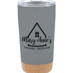 Austin Vacuum Tumbler with Cork Bottom - 16 oz.