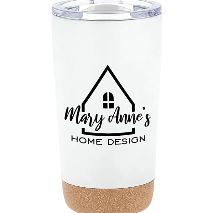 Austin Vacuum Tumbler with Cork Bottom - 16 oz. - 24 hr