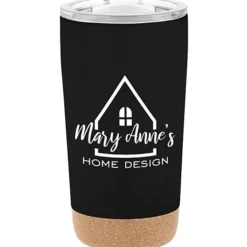 Austin Vacuum Tumbler with Cork Bottom - 16 oz. - 24 hr