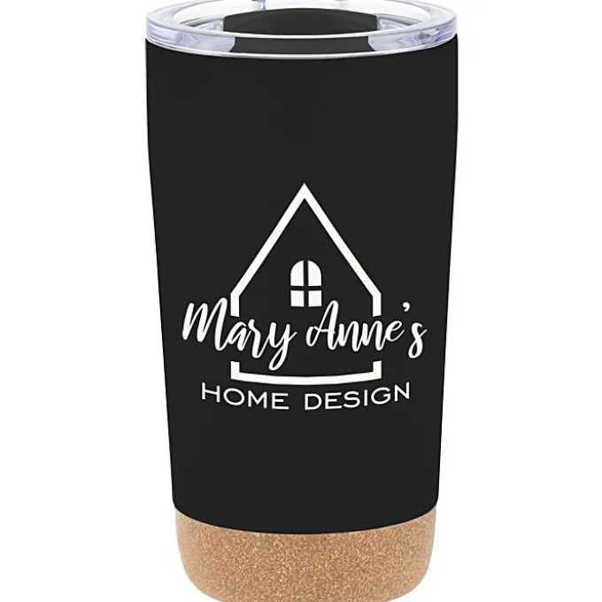 Austin Vacuum Tumbler with Cork Bottom - 16 oz. - 24 hr