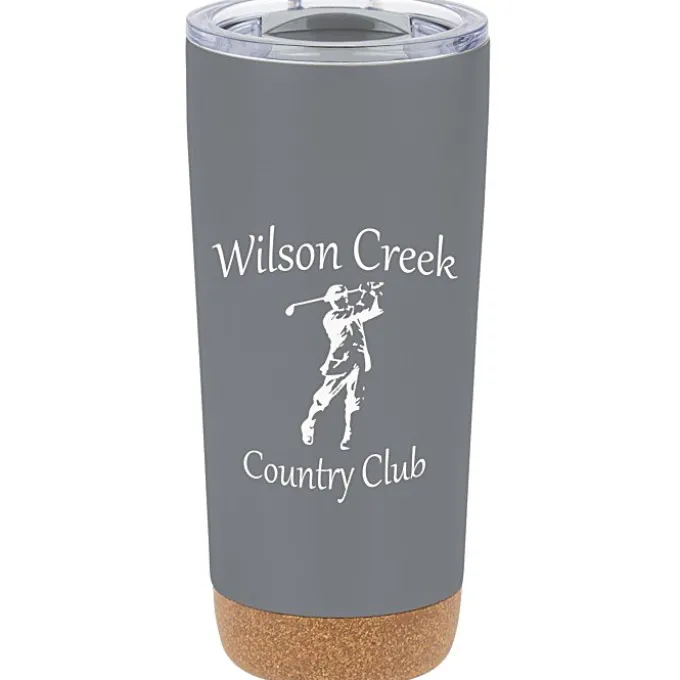 Austin Vacuum Tumbler with Cork Bottom - 20 oz.