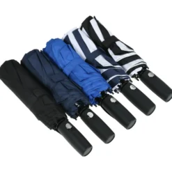 Auto Open / Close Compact Travel Umbrella - 42-inch Arc