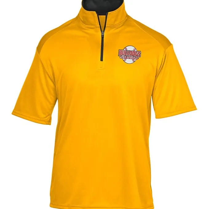 Badger Sport B-Core 1/4-Zip Short Sleeve Pullover