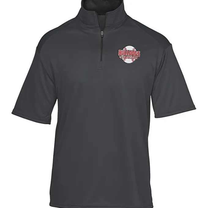 Badger Sport B-Core 1/4-Zip Short Sleeve Pullover