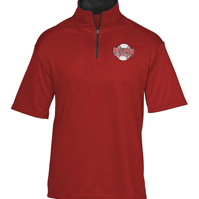 Badger Sport B-Core 1/4-Zip Short Sleeve Pullover