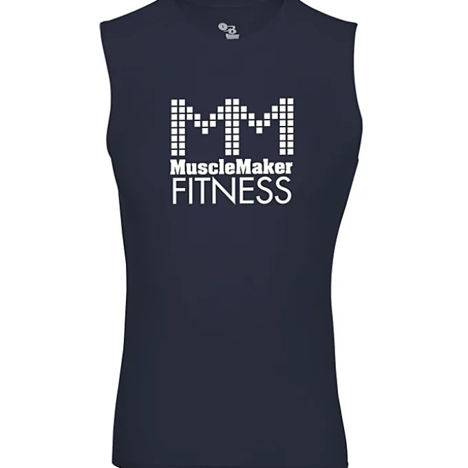 Badger Sport Pro Compression Sleeveless Crew T-Shirt