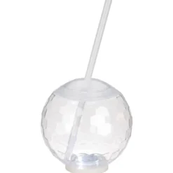 Ball Light-up Tumbler with Straw - 20 oz.