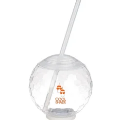 Ball Light-up Tumbler with Straw - 20 oz.