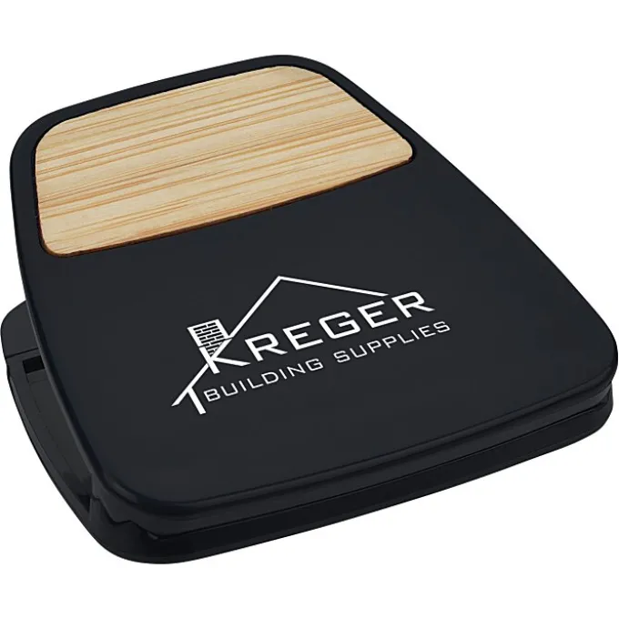 Bamboo Accent Magnet Clip - 24 hr