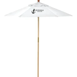 Bamboo Market Umbrella - 7 feet