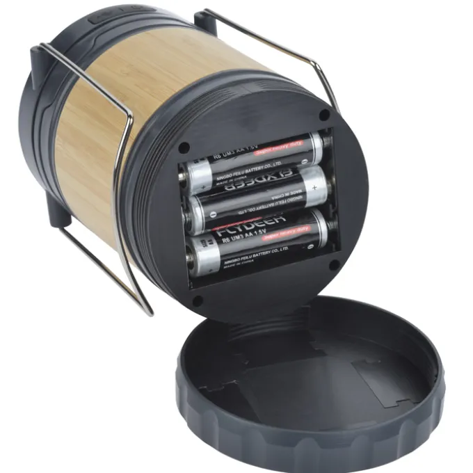 Bamboo Pop Up Lantern with Bluetooth Speaker