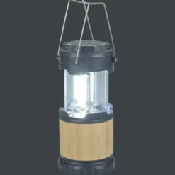 Bamboo Pop Up Lantern with Bluetooth Speaker - 24 hr