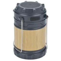 Bamboo Pop Up Lantern with Bluetooth Speaker - 24 hr