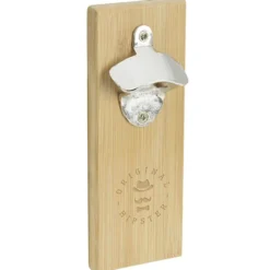 Bamboo Wall Bottle Opener