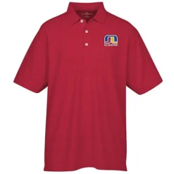 Barcode Textured Polo - Men's