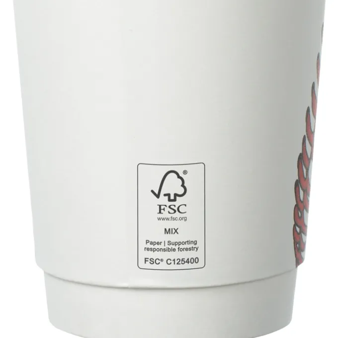 Baseball Full Color Insulated Paper Cup with Lid - 16 oz.