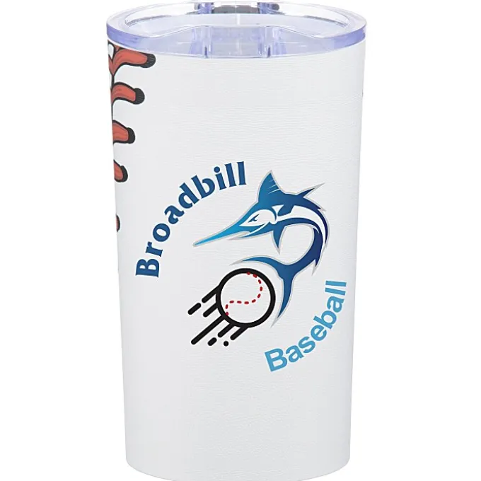 Baseball Full Color Travel Tumbler - 20 oz