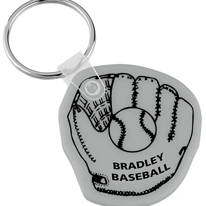 Baseball Mitt Soft Keychain - Opaque