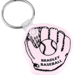 Baseball Mitt Soft Keychain - Opaque