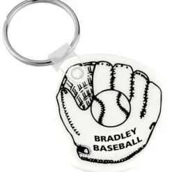 Baseball Mitt Soft Keychain - Opaque