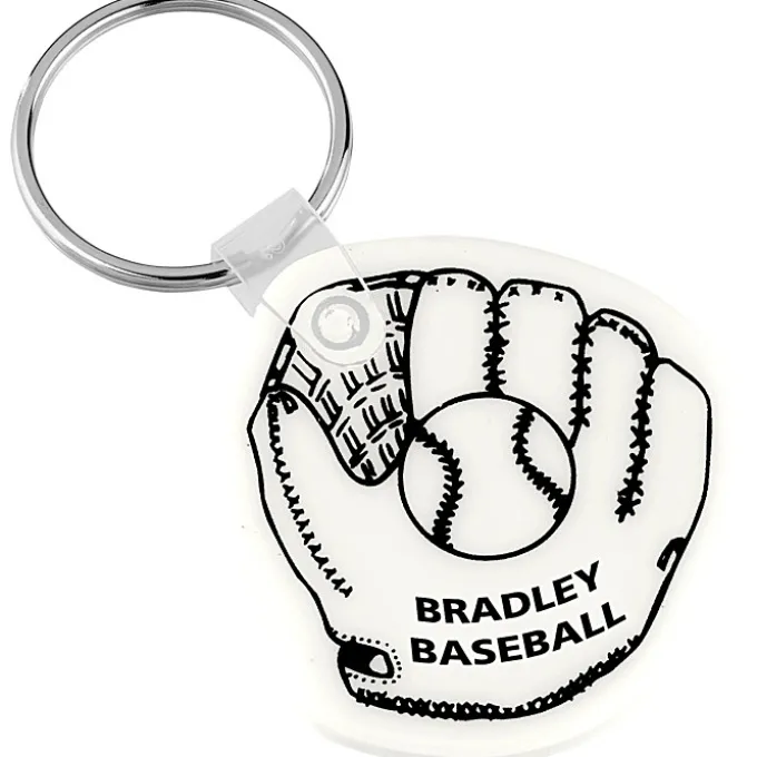 Baseball Mitt Soft Keychain - Opaque