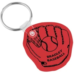 Baseball Mitt Soft Keychain - Translucent