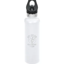 Basecamp Tundra Vacuum Bottle with Flip Straw Lid - 20 oz. - Laser Engraved