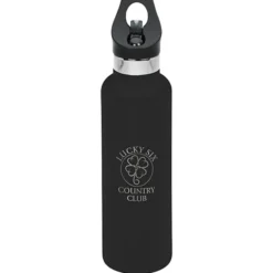 Basecamp Tundra Vacuum Bottle with Flip Straw Lid - 20 oz. - Laser Engraved
