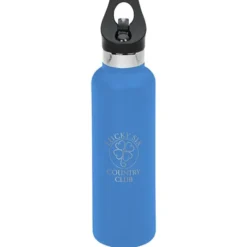 Basecamp Tundra Vacuum Bottle with Flip Straw Lid - 20 oz. - Laser Engraved