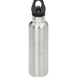 Basecamp Tundra Vacuum Bottle with Flip Straw Lid - 20 oz. - Laser Engraved