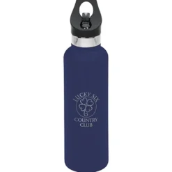 Basecamp Tundra Vacuum Bottle with Flip Straw Lid - 20 oz. - Laser Engraved
