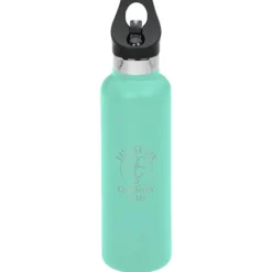 Basecamp Tundra Vacuum Bottle with Flip Straw Lid - 20 oz. - Laser Engraved
