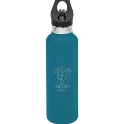Basecamp Tundra Vacuum Bottle with Flip Straw Lid - 20 oz. - Laser Engraved