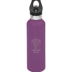 Basecamp Tundra Vacuum Bottle with Flip Straw Lid - 20 oz. - Laser Engraved