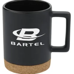 Bates Coffee Mug with Cork Base - 14 oz - 24 hr