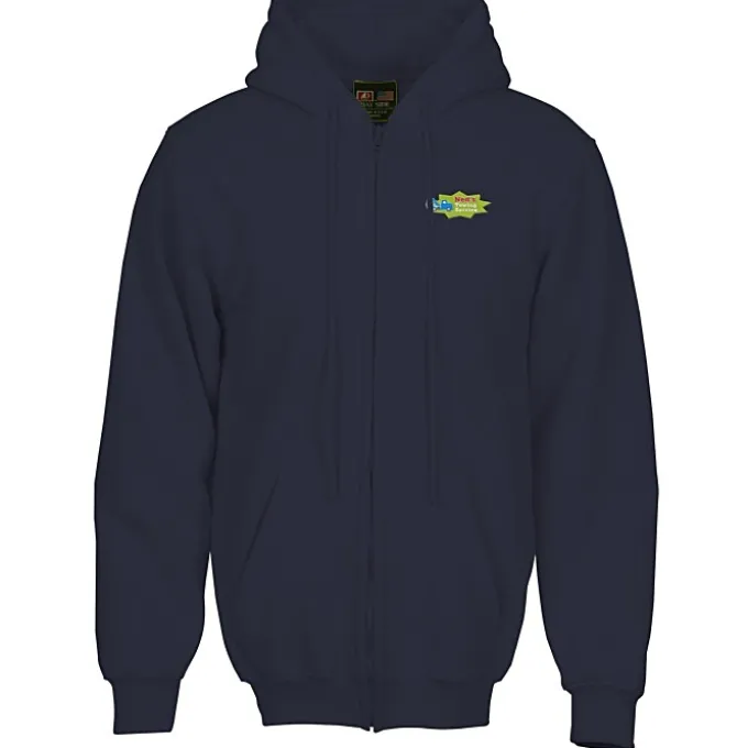 Bayside Full-Zip Hoodie - Embroidered