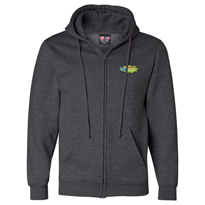Bayside Full-Zip Hoodie - Embroidered