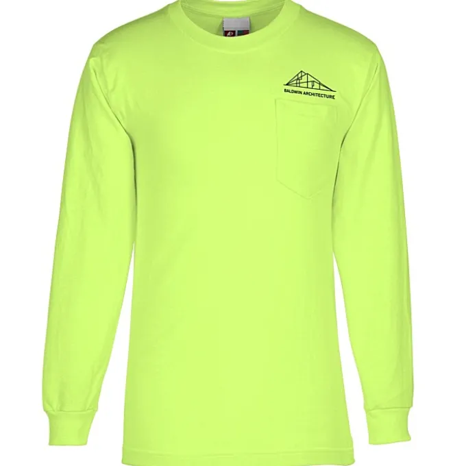 Bayside LS Pocket T-Shirt