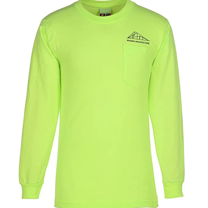 Bayside LS Pocket T-Shirt