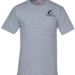 Bayside 5.4-oz Cotton Pocket T-Shirt
