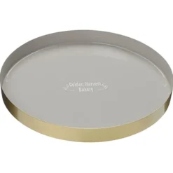 Be Home Luxe Round Enamel Tray