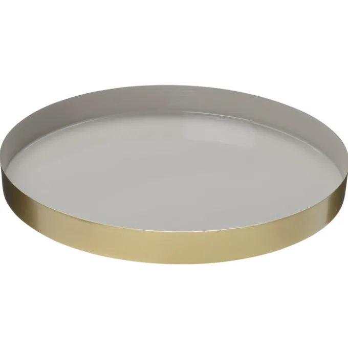 Be Home Luxe Round Enamel Tray