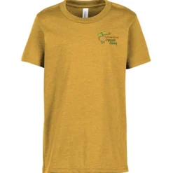 Bella+Canvas Crewneck T-Shirt - Youth - Heathers - Embroidered